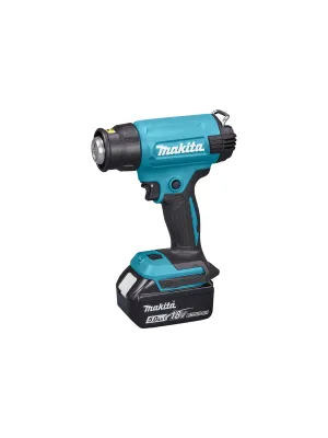 Аккумуляторный термопистолет MAKITA DHG181RT1J, LXT 18В, 550 град, 2 скорости, 6 режимов, кейс MakPac, насадки (5.0Ач х1, з/у)