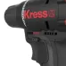 Аккумуляторный шуруповерт ударный KRESS KUC12, 12В, кейс