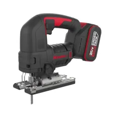 Аккумуляторный лобзик KRESS KUE26, 20В, 2х4Ач Li-ion, 350/3500об/мин, 26мм, 1.7кг, бесщеточный