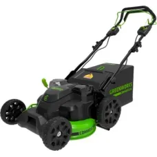 Аккумуляторная газонокосилка GREENWORKS GC82LM61S, 82В, самоходная, без АКБ и ЗУ