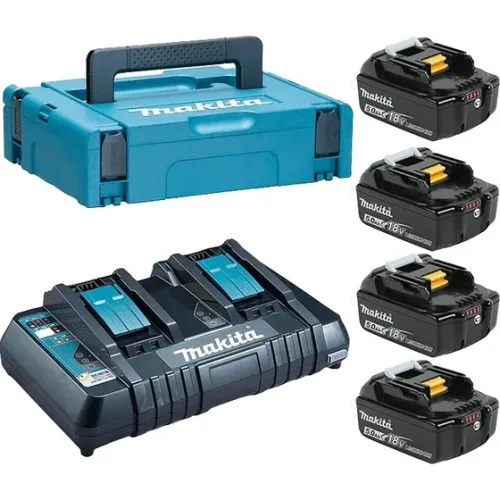 Набор MAKITA PSK MKP2PT184 (BL1850Bx4шт., DC18RD, кейс MAKPAC тип 2)