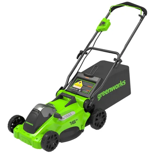 Аккумуляторная газонокосилка GREENWORKS GD40LM16X, 40V, без АКБ и ЗУ