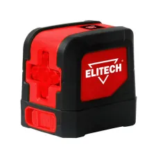 Нивелир лазерный ELITECH ЛН 3К-ЗЕЛ, дальность 20м,±0.3мм\м,0.25кг,гор\верт зел. луч,очки,штатив,зажи