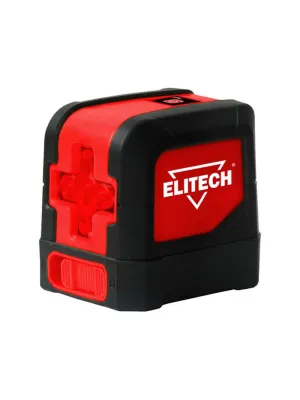 Нивелир лазерный ELITECH ЛН 3К-ЗЕЛ, дальность 20м,±0.3мм\м,0.25кг,гор\верт зел. луч,очки,штатив,зажи