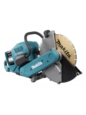 Аккумуляторный резчик MAKITA CE002GZ01, XGT BL, d - 355x25.4 мм, рез 127 мм, 4200 об/мин, пылеудаление, AFT, AWS, WG, без АКБ и З/У