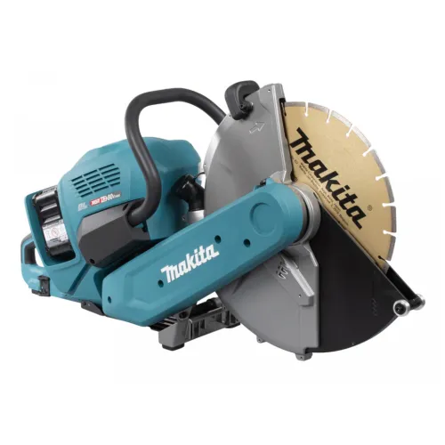 Аккумуляторный резчик MAKITA CE002GZ01, XGT BL, d - 355x25.4 мм, рез 127 мм, 4200 об/мин, пылеудаление, AFT, AWS, WG, без АКБ и З/У