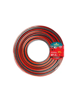 Шланг поливочный RACO PREMIUM 1″, 25м 40атм пятислойный армированный, защита от УФ (40300-1-25)