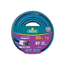 Шланг поливочный RACO EXPERT 1/2″, 20м 35атм четырёхслойный, армированный (40302-1/2-20)