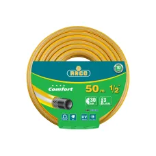 Шланг поливочный RACO COMFORT 1/2″, 50м 30атм трёхслойный, армированный (40303-1/2-50)