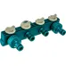 Распределитель поливочный RACO ORIGINAL 1/2″ - 3/4″, четырехканальный, с внутренней резьбой, из ABS пластика (4250-55258C)