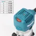 Фрезер кромочный MAKITA RT0702C, 710Вт, 10000-34000об/м, цанга 6 и 8 мм, копир. втулка, паралл. упор, ключ - 2шт