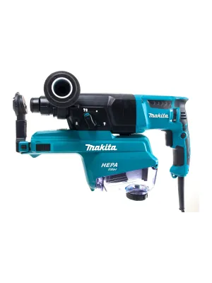 Перфоратор MAKITA HR2652, SDS+, 800Вт, система пылеудаления, кейс