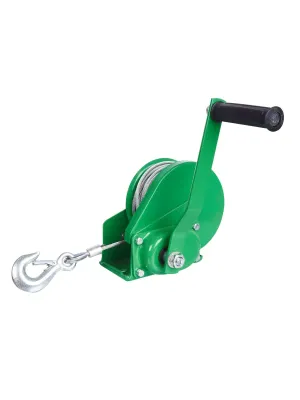Лебедка EURO LIFT AHW1200 ручная барабанная, 0,5т, трос 10м