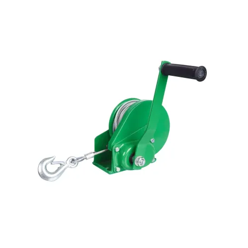 Лебедка EURO LIFT AHW1200 ручная барабанная, 0,5т, трос 10м
