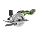 Акк. мини-пила дисковая GREENWORKS G24MCS, 24V, бесщеточная, 6500 об/мин, диск 120/9.5 мм, пропил 39 мм, без АКБ и ЗУ (1501207)