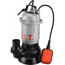 Насос фекальный P.I.T. PSW1100-W2, (1100Вт, с ножом, напор 20м, произ-ть 250л/мин, чугун, поплав. выкл.)