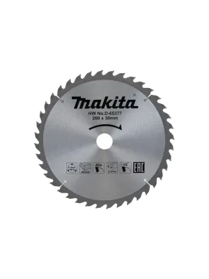 Диск пильный MAKITA 260x30x2.6/1.8x40T (D-65377)