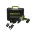 Акк. шуруповерт ударный GREENWORKS GD24DD60k2, 24 В, 1х2 Ач, 60 Нм, 0-600/1800 об/мин, БЗП 13 мм, бесщеточный, ЗУ, кейс (3704107UA)
