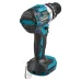 Аккумуляторный шуруповерт ударный MAKITA DHP484Z, LXT BL 18В, 13 мм, 54/30 Нм, без АКБ и ЗУ