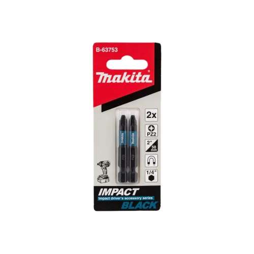 Бита MAKITA PZ2, 50 мм, Impact Black Е-form 2 шт. (B-63753)