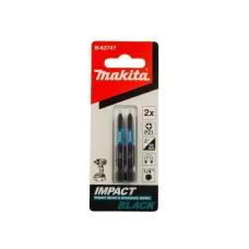 Бита MAKITA PZ1, 50 мм,  Impact Black  Е-form, 2 шт. (B-63747)