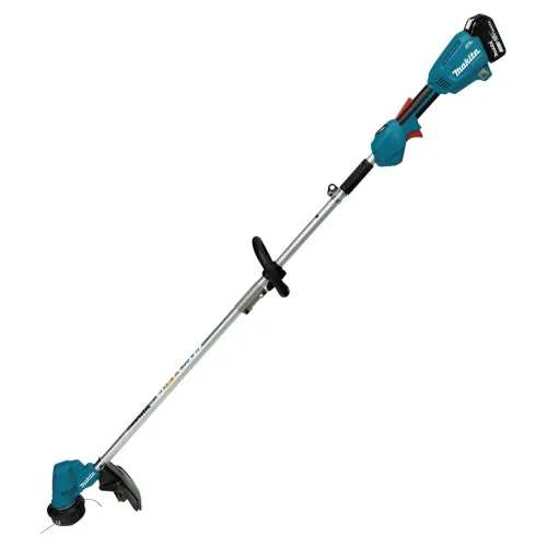 Аккумуляторный триммер MAKITA DUR192LSF, LXT BL 18В, 460 Вт, D-рук., d-30 см, M10xLH, разбор. вал, BL1830B, стандартная зарядка DC18SD
