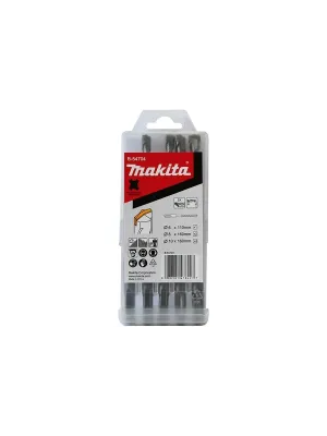 Набор буров MAKITA SDS-Plus Centering tip, 5 шт (6×110x1, 8×160×2, 10×160×2)