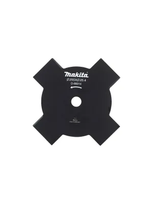 Нож для триммера MAKITA 4 зуба, d-255x25,4мм (D-66014)