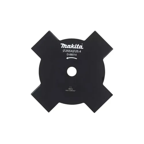 Нож для триммера MAKITA 4 зуба, d-255x25,4мм (D-66014)