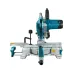 Пила торцовочная MAKITA LS1110F, консольная, 1450Вт, 255/260мм, 4500об/мин, скос 47°л/п, наклон 47°л_2°п, пл. пуск, тормоз, тен. прицел