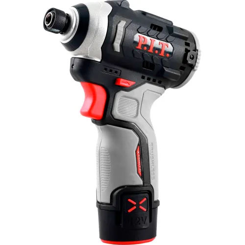 Аккумуляторный винтоверт P.I.T. PSD12K-120A/2, бесщёточный (12В, 120Нм, 3ск, HEX 1/4