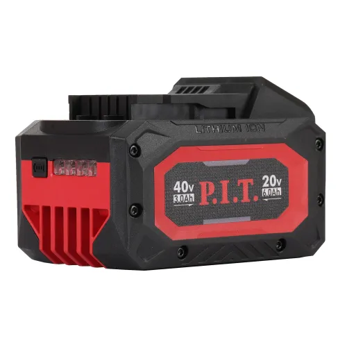 Аккумулятор P.I.T. PH20-6.0, OnePower (40В/20В, 3Ач/6Ач, Li-Ion, индикация заряда, плата)