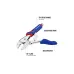 Зажим ручной WORKPRO, 250 мм, 10
