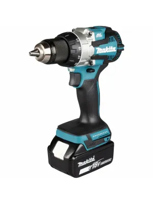 Аккумуляторный шуруповерт MAKITA DDF489RTJ, LXT 18В BL XPT, 13мм, 73/40Нм  (2х5.0Ач, з/у, Makpac)