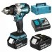 Аккумуляторный шуруповерт MAKITA DDF489RTJ, LXT 18В BL XPT, 13мм, 73/40Нм  (2х5.0Ач, з/у, Makpac)