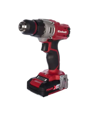Акк. шуруповерт EINHELL PXC TE-CD 18/2 Li, 18 В, 44 Нм, 20+1, 0-350/1250 об/мин, БЗП 10 мм, 1.39 кг, кейс пласт.