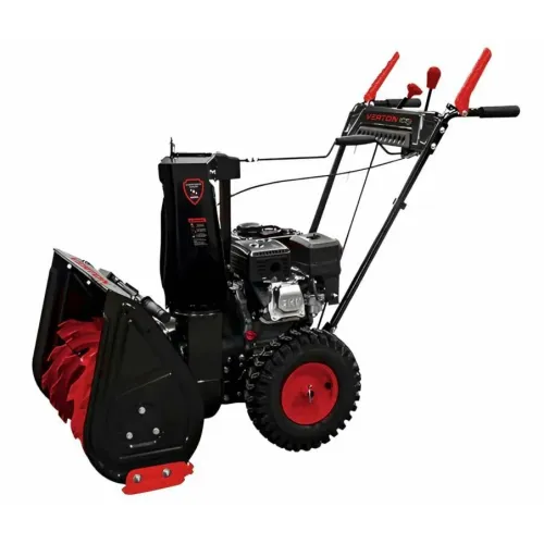 Снегоуборщик VERTON Ice SB-761, 5.0кВт/7л.с. / V 212 см3 / шир/выс 62/54.5см / кол-во передач: 6 вперед/2 назад / диам шнека 30см / колеса 13