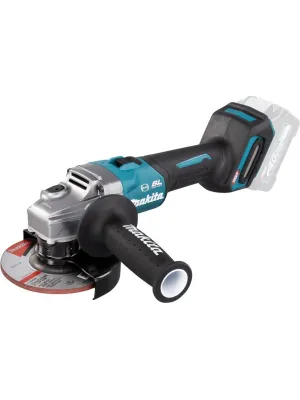 Аккумуляторная угловая шлифовальная машина MAKITA GA005GZ, XGT BL 40В, 125 мм, 8500 об/мин, слайдер (без АКБ и ЗУ)