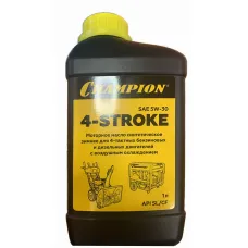 Смазка моторная 4-х т. CHAMPION синтетическая зимняя 1.0л SAE 5W30 API SL/CF