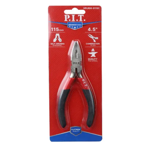Плоскогубцы мини комбинированные P.I.T. cерия ADVANCE HPLR06-0115C (115 мм, CR-V, 63HRC, пружина)