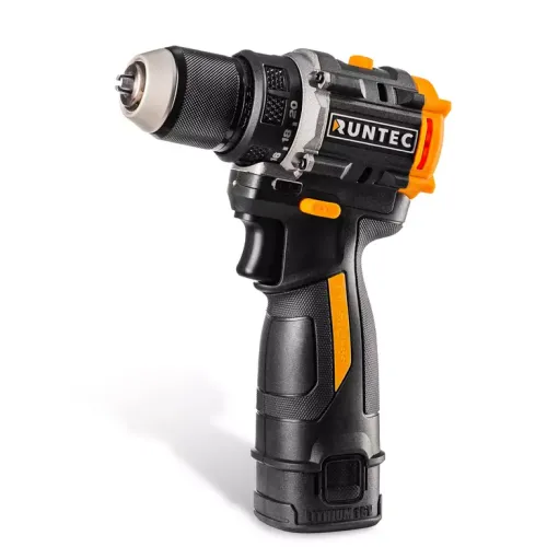 Аккумуляторный шуруповерт RUNTEC PRO RT-ID123, 16 В, 2*2 Ач, 50 Нм, БЗП 10мм