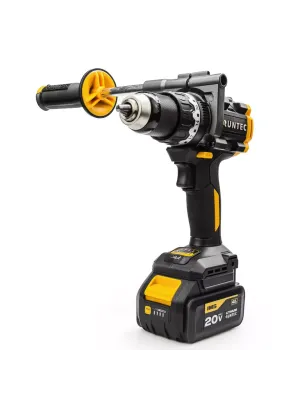 Аккумуляторный шуруповерт ударный RUNTEC PRO RT-ID226, 20 В, 2*4 Ач, 160 Нм, БЗП 13 мм