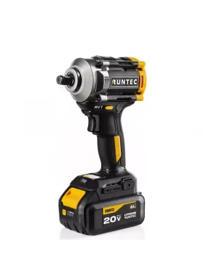 Аккумуляторный гайковерт ударный RUNTEC PRO RT-IW650, 20 В, 2х4 Ач, 650 Нм