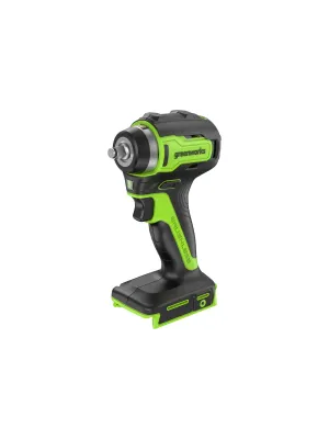 Акк. гайковерт ударный GREENWORKS G24IW200, 24 В 200 Нм, бесщеточный, 3/8