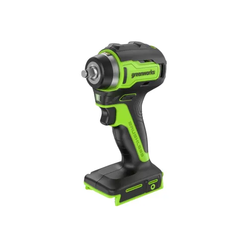 Акк. гайковерт ударный GREENWORKS G24IW200, 24 В 200 Нм, бесщеточный, 3/8