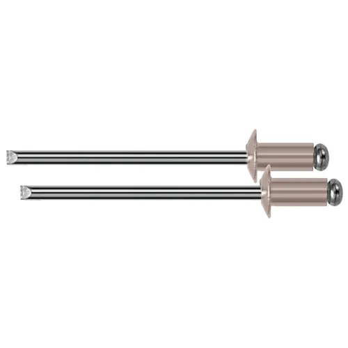 Заклепки FIT 50шт 4.8х16мм вытяжные, алюминиевые (MU) (23766дi)