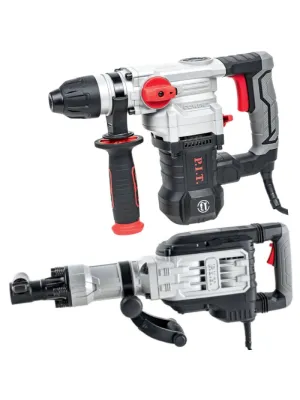 Молоток отбойный P.I.T. GSH90-C2 МАСТЕР, 75 дж, 2500 Вт, хвостовик HEX 30 мм + перфоратор PBH26-C4 в подарок