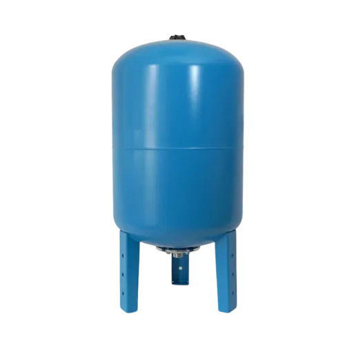 Гидроаккумулятор UNIPUMP 80л, ГВ (БЭЗ), сталь, мембрана - EPDM, d - 420 мм, Н -  865 мм, нижнее подключение, присоед. размер 1