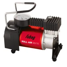 Компрессор автомобильный FUBAG Roll Air 30/15, 12-14.5 В, 30 л/мин, 0-7 атм, шланг 1 м, 1.62 кг