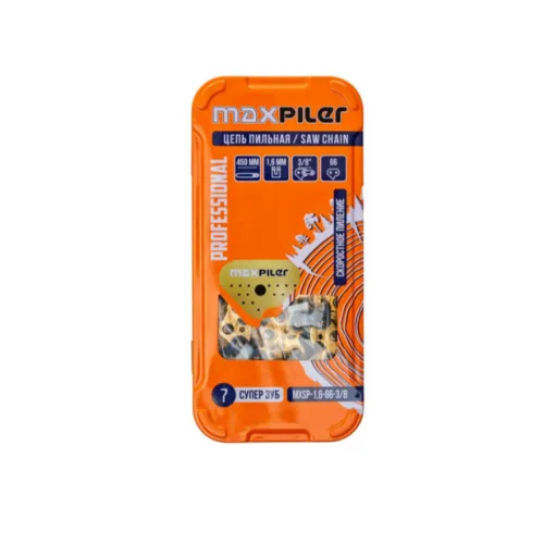 Цепь MAXPILER MXSP-1,6-66-3/8 (Stihl MS 362) в металлической коробке